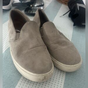 Tory Burch Tan Loafers with Elastic Panels